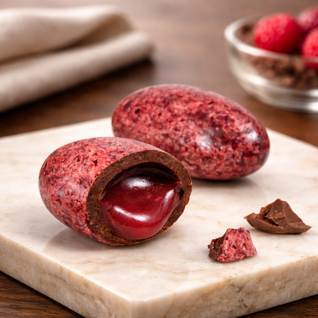 Dragée Chocolat coeur Framboise 250gr