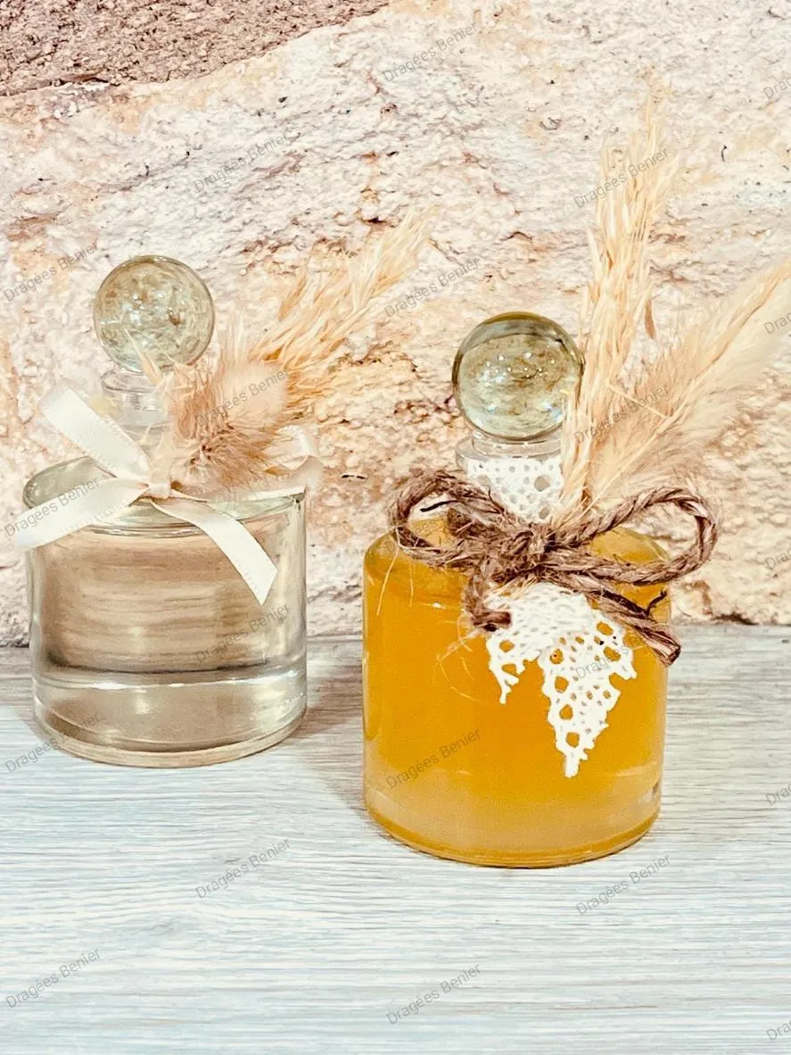 fiole ronde garnie de sirop 50ml