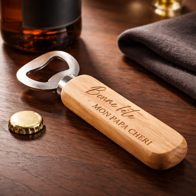 décapsuleur en bois