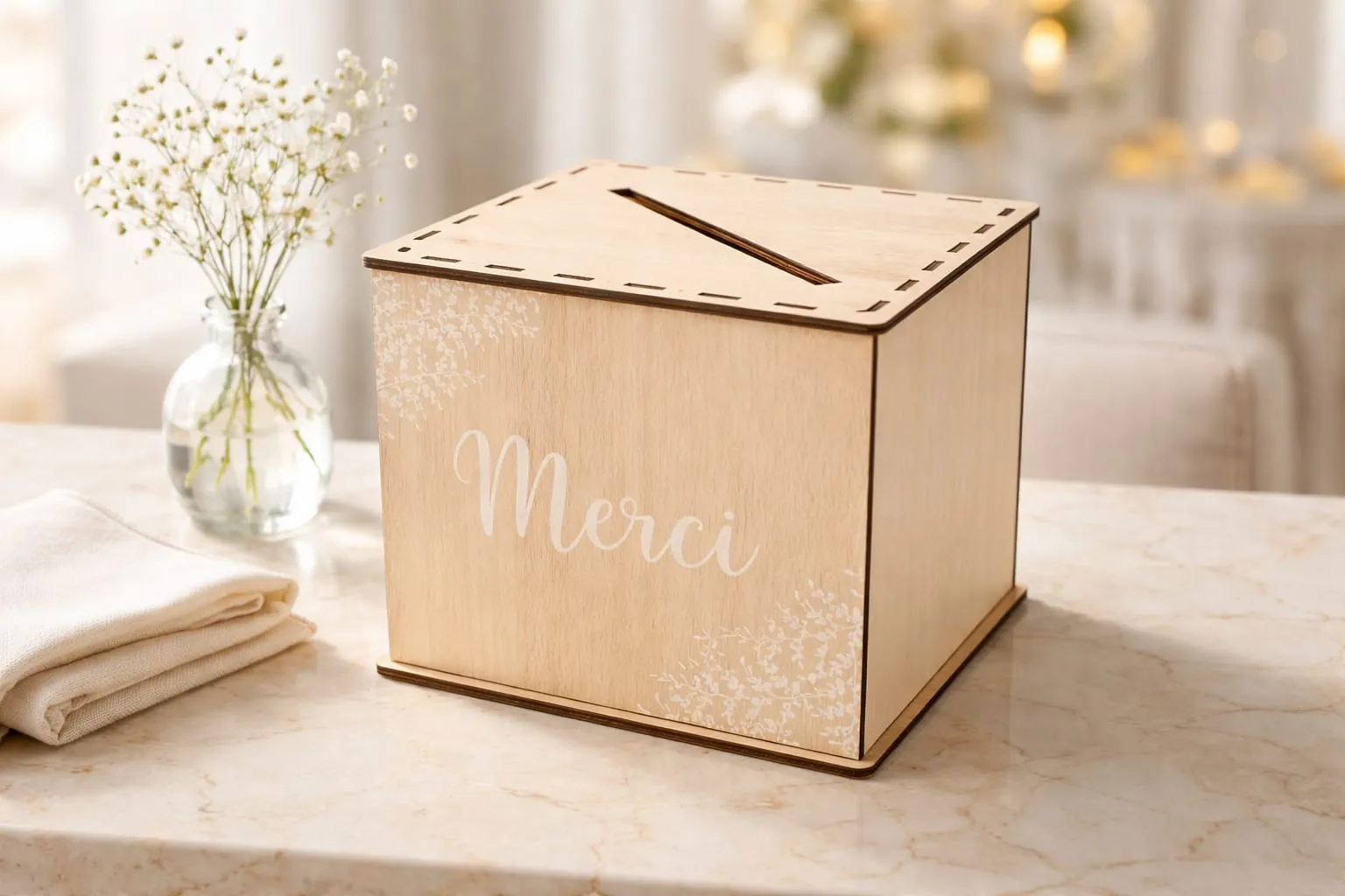 urne en bois merci