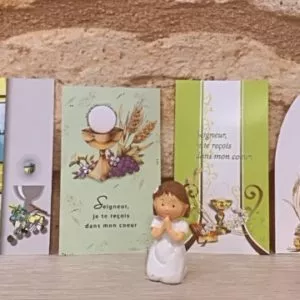 Images, cartes de communion.